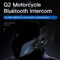 thumbnail image 1 of Auriculares Para Casco Auriculares Para Casco EJEAS Q2 800m Intercomunicador inalámbrico compatible con Bluetooth Auriculares para casco de motocicleta, 1 of 6
