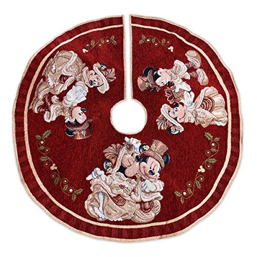 Disney Parks Mickey Minnie Mouse Victorian Tapestry Christmas Holiday