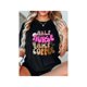 thumbnail image 1 of [Half Nurse Half Coffee Tee] Soft Rayon Blend 'Half Nurse, Half Coffee' Quote T-Shirt - Crew Neck, Short Sleeve, 180g, Printed - Perfect Nursing Gift for RN &, 1 of 6