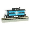 Bachmann Industries Northeast Steel Caboose Boston and Maine Train Car, N Scale Multi-Colored