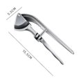 thumbnail image 3 of Garlic press, mashed garlic, kitchen utensils, stainless steel color, aluminum alloy, manual garlic pestle, 3 of 5