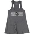 thumbnail image 1 of Majestic Womens LA Kings Racerback Tank Top gray L, 1 of 2