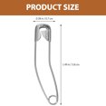 thumbnail image 3 of 200pcs Safety Pins Stainless Steel Curved Pins Durable Curved Safety Pin for Quilting, 3 of 8