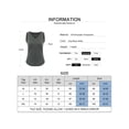 thumbnail image 2 of DYMADE Women V-Neck Solid Color Loose Sleeveless Vest, 2 of 3