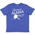 thumbnail image 3 of Inktastic Someone in Alaska Loves Me Youth T-Shirt, 3 of 5