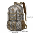 thumbnail image 4 of Bolsa de dos hombros Mochila de senderismo al aire libre, mochilas de escalada de tela Oxford resistentes al agua para acampar y senderismo, 4 of 8