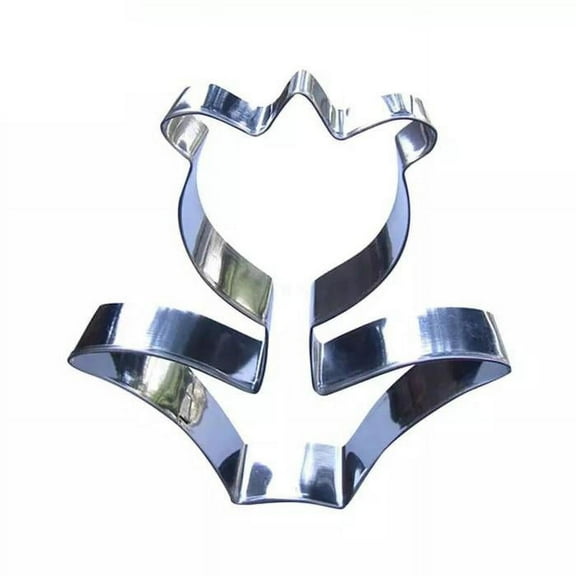 3” Tulip Flower Metal Cookie Cutter