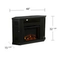 thumbnail image 2 of Holly & Martin Ponoma Convertible Media Electric Fireplace-Black, 2 of 5