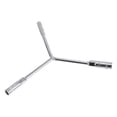 thumbnail image 1 of Llave de zócalo universal de 13cm, llave de zócalo de acero aleado 1 Pc hexágono 8mm 10mm 12mm para automóvil, motocicleta, dirtbike, llave en forma de Y de 3 vías, 1 of 1