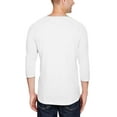 thumbnail image 5 of Ma Croix Mens Baseball Raglan 3/4 Sleeve T-Shirts Activewear Team Jersey, 5 of 6