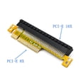 thumbnail image 2 of HUGFEGWE PCI-E Adapter PCIE Riser Card Adapter PCI-E Express 8X to 16x Male to Female Riser Card Adapter CJ25311-8095, 2 of 4