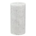 thumbnail image 3 of Mainstays Unscented Decorative Mottled Pillar Candles, 3x6inch Tall, Gray Mottled Color, 3 of 5