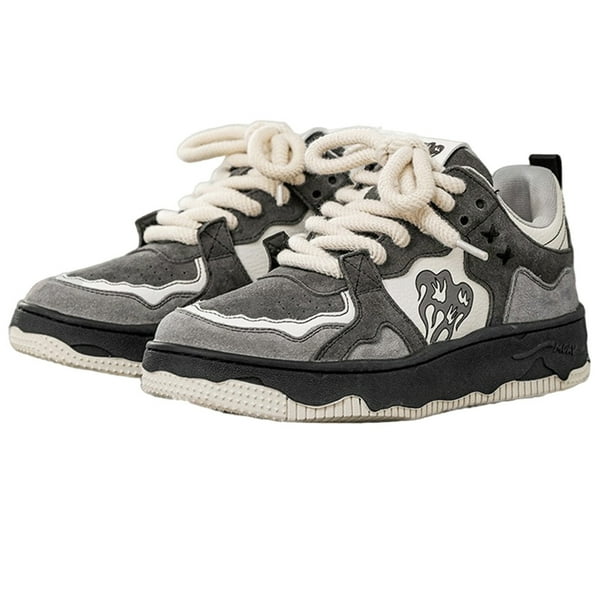 Deportivas Acogedoras Mujeres Hombres Antideslizantes Transpirables Zapatos para Correr (negro 37)
