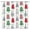 Red Green Gray White, variant on Christmas Tree RV Shower Curtain Green Pine Tree Snow Winter Holiday Forest Watercolor Rustic Nature Scenery Small Stall Bathroom Decor Curtain with Hooks,36" Wx70 H