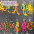 thumbnail image 3 of Lanyard String Plastic Lacing Cord String 2.5mm Orange Gimp Strings Weaving Kit for Art Crafts, 92m/101 Yards, 3 of 8