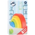 thumbnail image 4 of Bloques de construcción de arco iris de madera de Small Foot (pequeños) - Los bebés aprenden patrones y colores de coordinación ojo-mano mientras desarrollan habilidades motoras finas - Juego educativ, 4 of 4