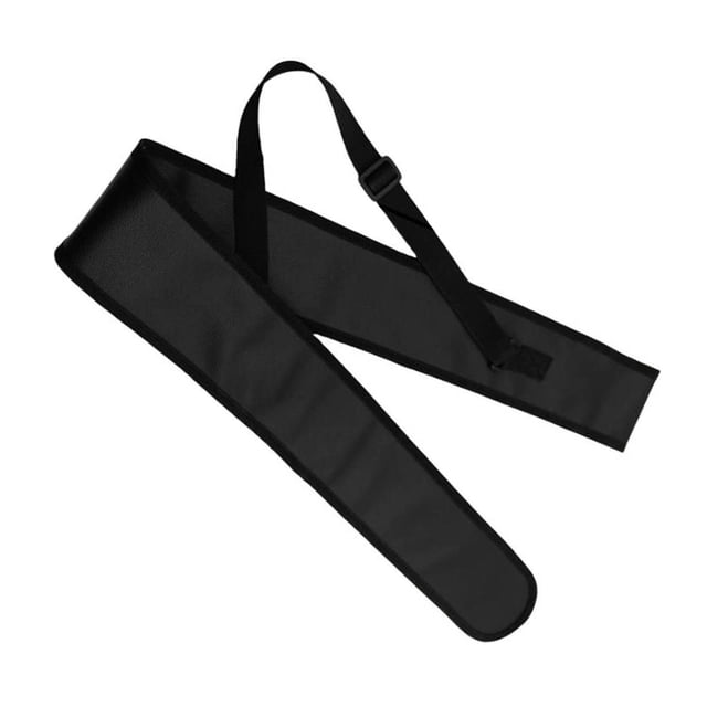 Bolsa de transporte para palo de billar, bolsa de transporte para taco de billar de cuero PU negro 110cmx9cm