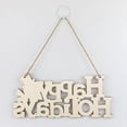 thumbnail image 4 of Listado de decoración de Navidad Decoración de árbol de Navidad Listado de madera Wmkox8yii  fhajkh1680, 4 of 8