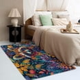 thumbnail image 3 of 4x5 Area Rug Raccoon Rugs, Colorful Carpet for Living Room Bedroom Animal Patterned Indoor Home Decor, Non Slip Soft & Low Pile Large Washable Rug ZJ&689, 3 of 7