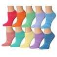 thumbnail image 2 of Colorfut Women's 20 Pairs Colorful Patterned Low Cut/No Show Socks WL33-AB, 2 of 3