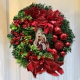 thumbnail image 2 of Adorno de guirnalda de Navidad Novedad Guirnalda colgante Decoración de pared 30 centimetros Sunnimix Corona de vacaciones, 2 of 8