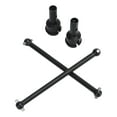 thumbnail image 3 of Rear Drive Dogbone, Stable Steel RC Rear Drive Shaft 99mm Length Dogbone Convenient  For 1/7 RC Car Black, 3 of 8