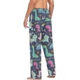 thumbnail image 5 of GZHJMY Dinosaur Pajama Pants for Men, Lounge Pants Lightweight Men Pajama Bottoms with Drawstring Pockets, Christmas New Year Birthday Gifts, Medium, 5 of 6