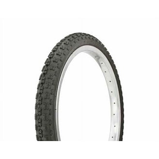 Duro HF-109 26 X 1 3/8 Bike Tires (Pack Of 2) - Black/White Sidewall For Cruiser & Chopper Bikes