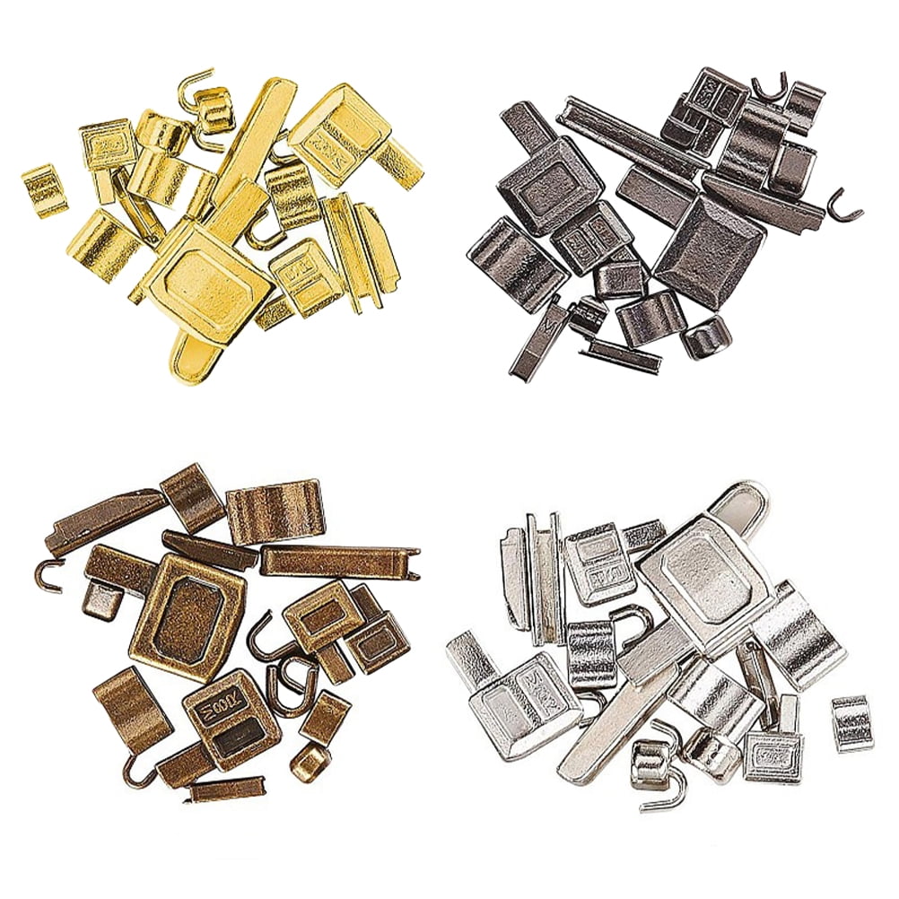Zipper Retainer Stop Replacement Insertion Pin Sliders Head Kit Zippers