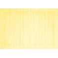 thumbnail image 1 of Ahgly Company Machine Washable Indoor Rectangle Solid Yellow Modern Area Rugs, 4' x 6', 1 of 4