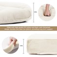 thumbnail image 3 of Lovote 5pcs Velvet Glider Rocking Chair Replacement Cushion Set Soft Non-Slip w Pockets, 3 of 6