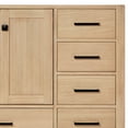 thumbnail image 5 of Ariel Cambridge 60 Inch Single Sink Base Cabinet In Oak, 5 of 10