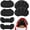 2pcs-black+2pcs-black+2pcs-black, variant on Adhesive Back of Heel Cushion Pads, Heel Grips Inserts for Boots, Too Big Loose Shoes, Reusable Heel Guards Liners for Women Men, Improve Shoe Fit