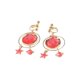 thumbnail image 1 of Qarigey Paquete de 2 aretes de cielo Clips de orejas de servicio prolongado Colores surtidos Moda exquisita Belleza misteriosa Diseño único Perno de Ropa, zapatos y accesorios Miscelánea pinza rosa, 1 of 6