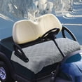 thumbnail image 4 of Fundas de asiento para carrito de golf YOKYHOM para clima frío/frío, 2 asientos, 4 of 7