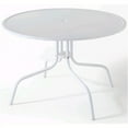 thumbnail image 2 of Ensemble de Salle à Manger de Patio 5 Pcs avec Ensemble de 4 Chaises à Accoudoirs Rouges et Table en Blanc, 2 of 3