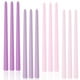 thumbnail image 1 of Velas cónicas LPUSA, sin humo, degradadas, moradas, sin perfume, 30 cm, 1 of 7