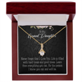 thumbnail image 5 of To My Granddaughter Always be Safe Alluring Ribbon Necklace Message Card, 5 of 20