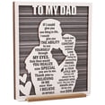thumbnail image 1 of Cartel Decorativo de Madera ARTINAEL Abrazo de Papá y Hijo - Regalo, 1 of 7