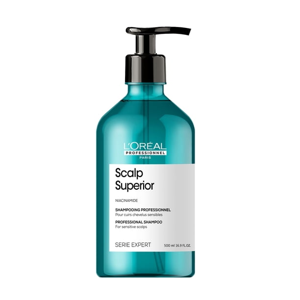 L'Oréal Professionnel Scalp Advanced | Shampoo anti-sensibilidad | Limpia y calma el cuero cabelludo | Formulado con niacinamida | Aprobado por dermatólogos | Para todo tipo de c