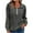 Dark Gray#02, variant on Sweatshirts for Women Oversized 1/4 Zipper V-neck Knitted Pullover Sweatshirts Jackets Outerwear Womens Casual Solid Quarter Zipper Lightweight Loose Fits Long Sleeve Hoodless Sweatshirts Top