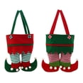 thumbnail image 4 of Bolsas de dulces de elfo de Navidad Bolsas de terciopelo de Papá Noel Decoración de fiesta de festival (B) Ndcxsfigh Para estrenar, 4 of 9