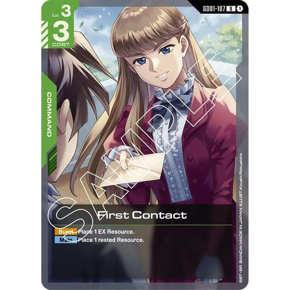 Gundam Newtype Rising Uncommon First Contact GD01-107