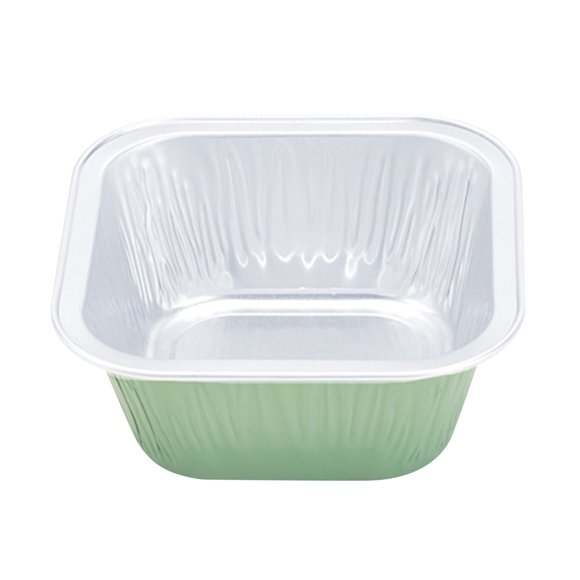 Agiferg Foil Cupcake Cups Square Lid Cupcake Cups, Mini Cupcake Cups Kitchen Baking Cups 100 PCS