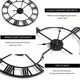thumbnail image 4 of Reloj de pared de metal redondo grande JAMW Estilo vintage Silencioso Sin tictac 40 cm, 4 of 4