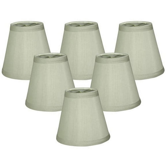 Royal Designs, Inc. Empire Chandelier Shade CS-1004-6GR-6, Gray, 3 x 5 x 4.5, Pack of 6