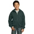 thumbnail image 1 of Port & Company & 174; - Sweat-Shirt à Capuche à Zip Intégral. Pc90yzh S Vert Foncé, 1 of 1
