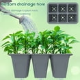 thumbnail image 2 of GHOJET 3Pcs Silicone Plant Starter Trays,6.69×4.64×2.48in Reusable Seed Starting Trays Planting Trays Silicone Seed Starter Tray 6 Cell Silicone Planting Trays Easy to Release, 2 of 9