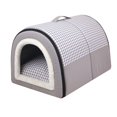 thumbnail image 5 of FITYLE Small Pet Dog House Cat Bed House Removable Kennel Warm for Cat Small Dogs 2 in 1 Puppy Houses Soft Pet Sleeping Bed Pet Bed Light Gray M, 5 of 10