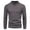 Coffee, variant on Fall Shirts for Men Casual Half High Neck Knitwear Long Sleeve Pullover Sweater Top Base Coat